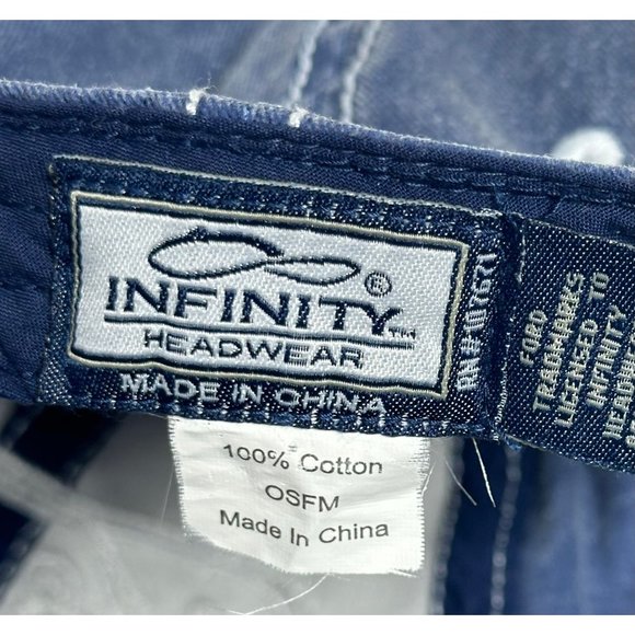 Ford Motor Company Denim Sequin Bling Logo Hat Cap Adjustable - Picture 6 of 6